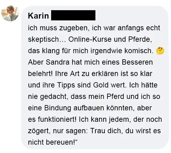 Karin T. Feedback